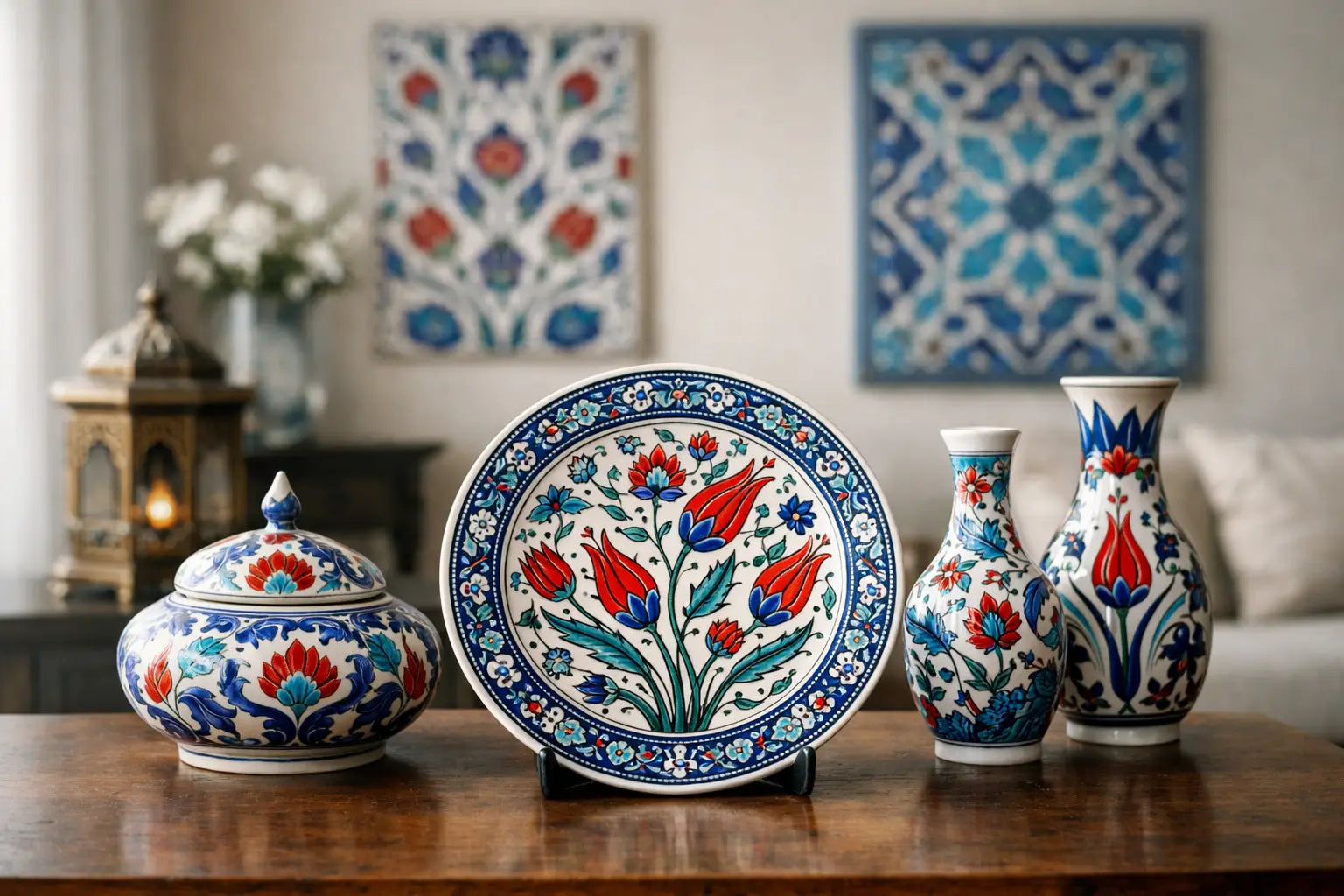 Cómo decorar con cerámica iznik con estilo
