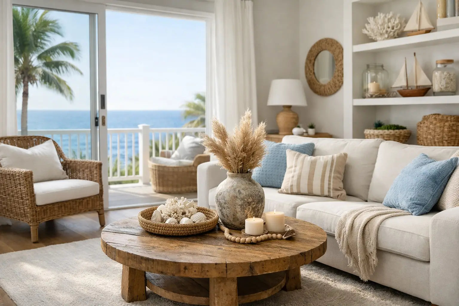 12 Coastal Living Room Decor Ideas