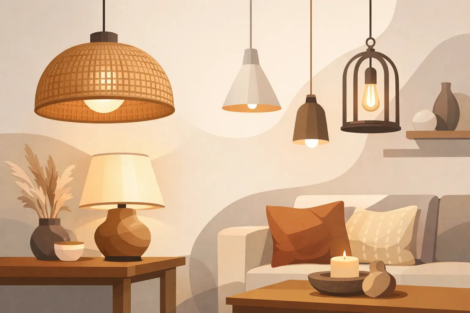 Iluminación artesanal para hogar con carácter