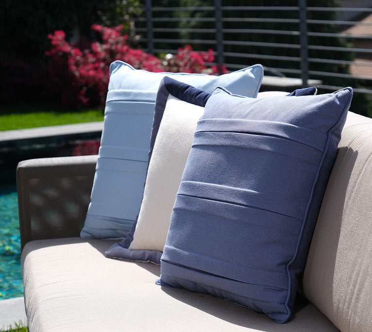 Pieghe Decorative Cushion - Navy Blue