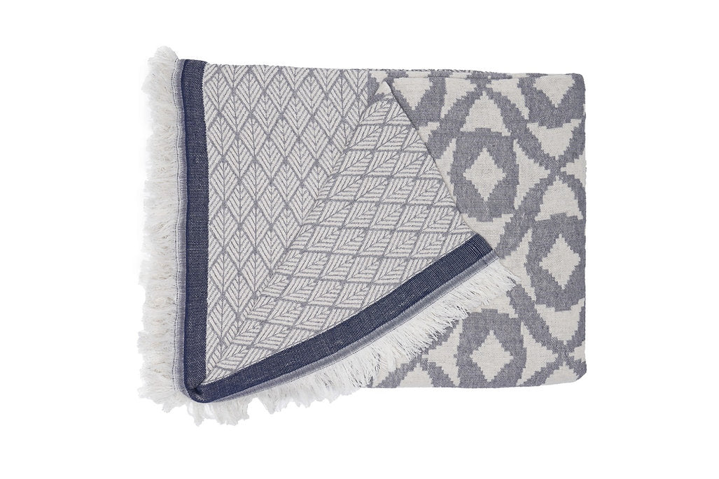 Modern Positano Jacquard Blanket