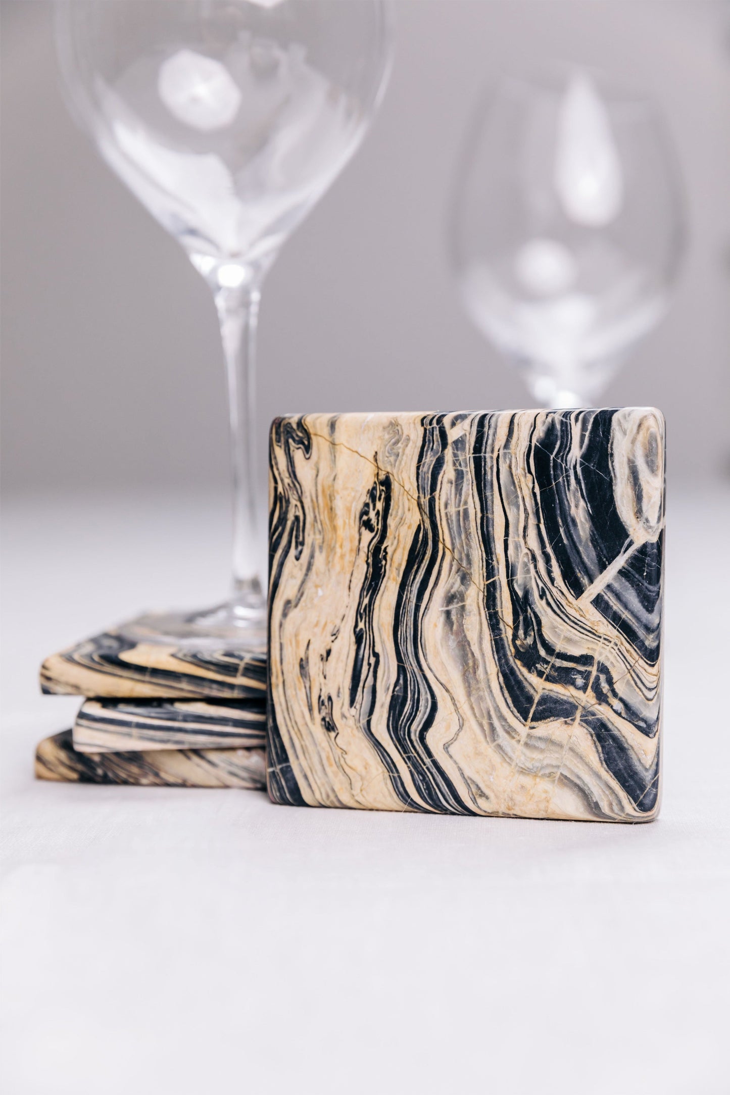 Set de 4 Coasters - Amarillo