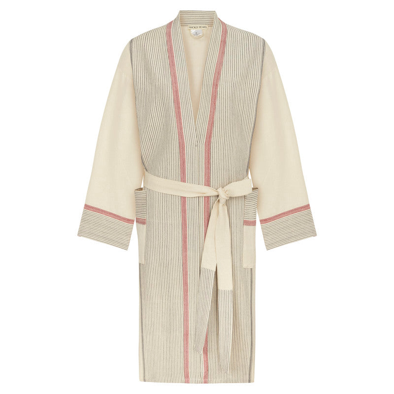 Classic Coral Bathrobe - Liveliness That Embraces Without Overwhelming