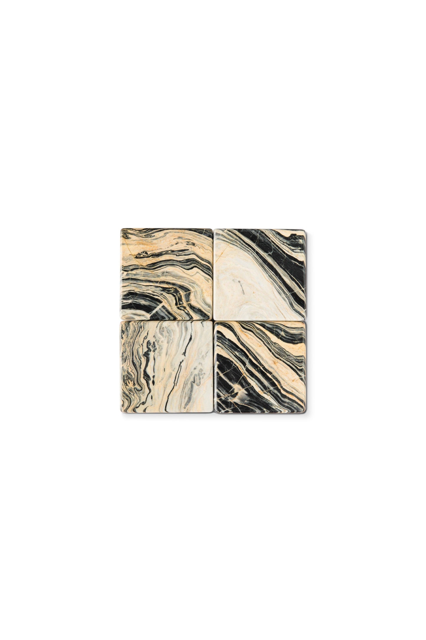 Set de 4 Coasters - Amarillo
