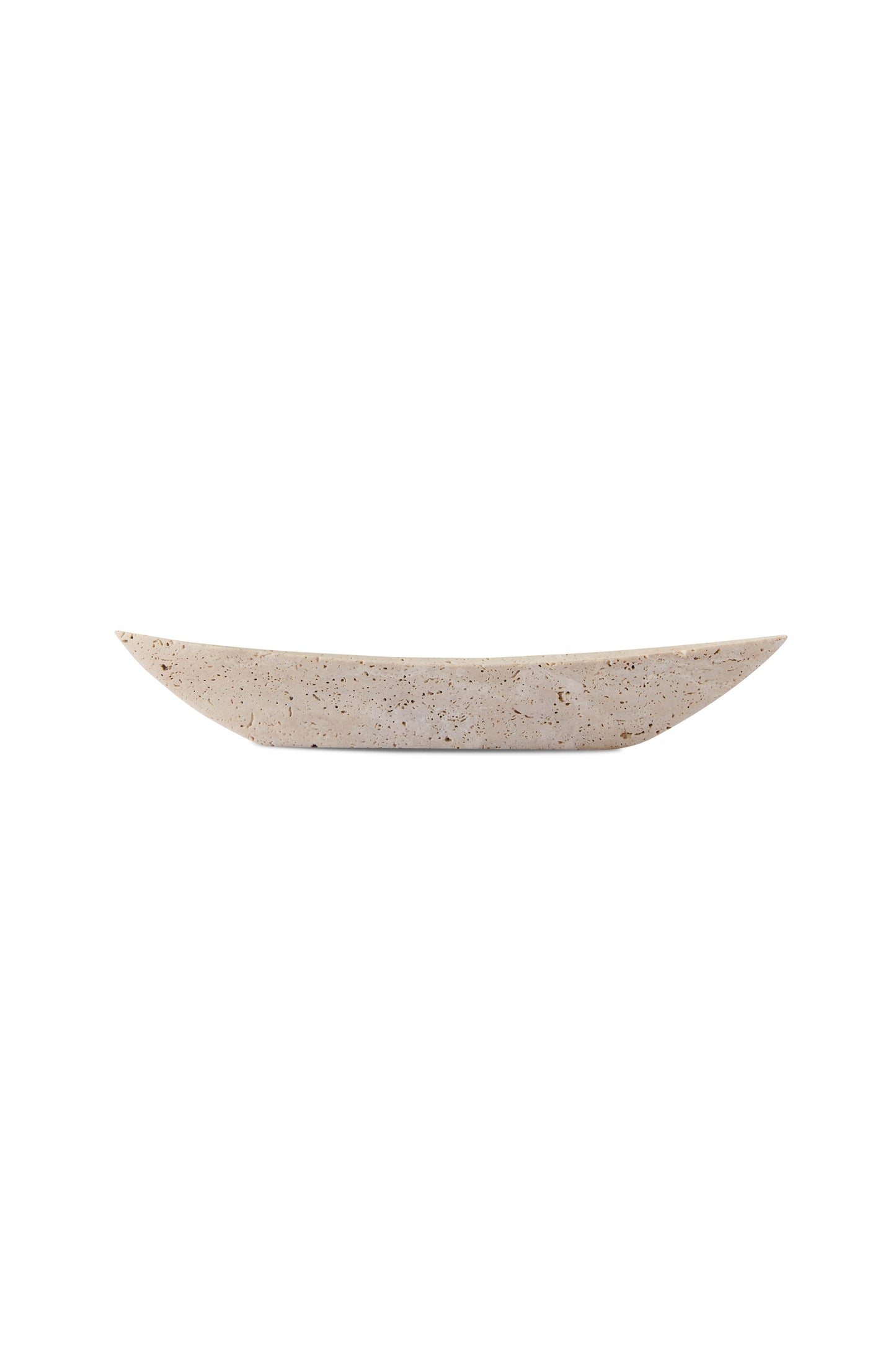 Escultura Canoe Travertine - Navegación Poética entre Arte y Funcionalidad