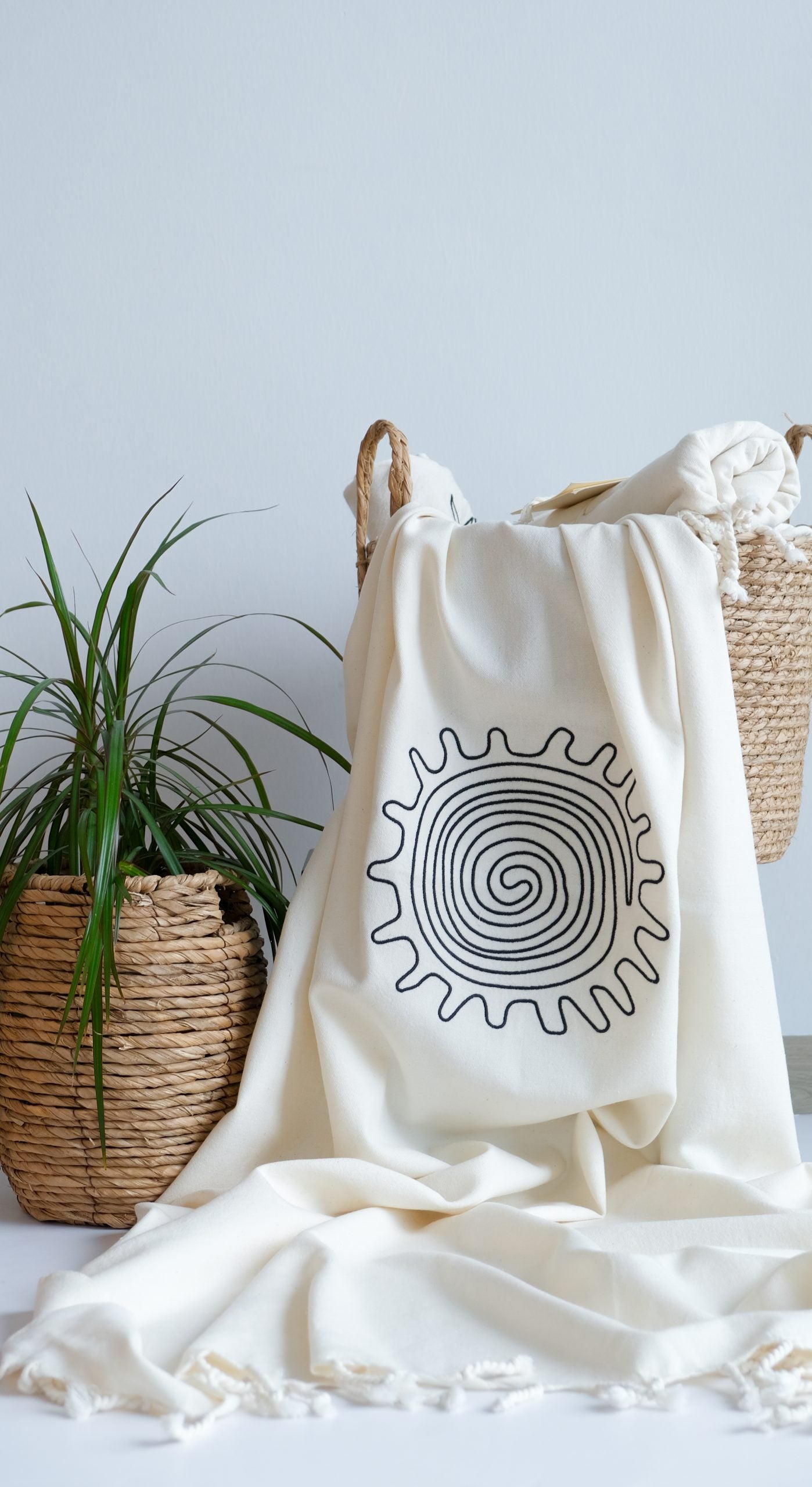 Handcrafted Peştemal "Sacred Spiral" - Geometry of Evolution