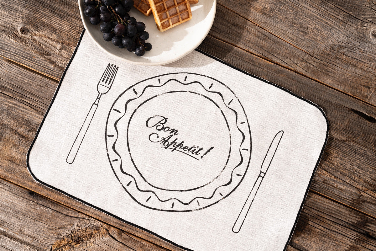 Mantel Individual Table Setting Bonappetit - Set de 6
