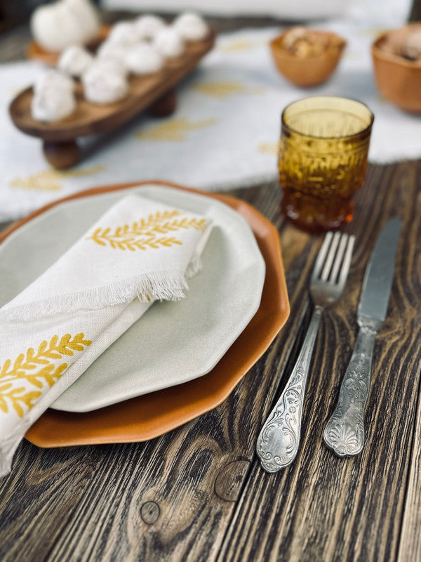 Set de 6 Servilletas Rosemary - Lino Botánico Premium