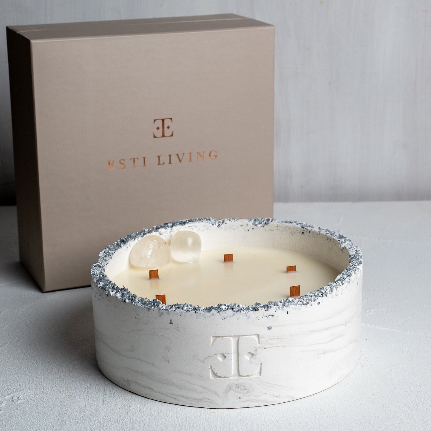 Exclusive Silver Muse Candle - Luna Collection (900G)