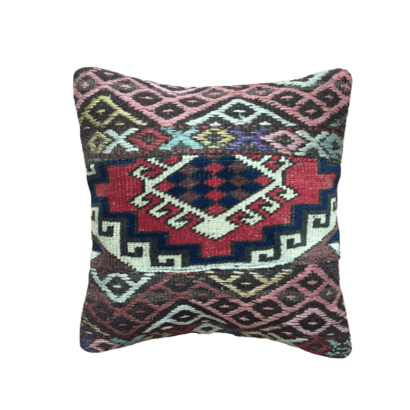 Cojín Kilim Vintage 40x40 - Pequeño Gran Tesoro
