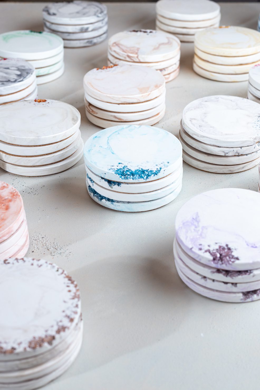 "Ocean Wave" Coasters - Marine Accessories Set