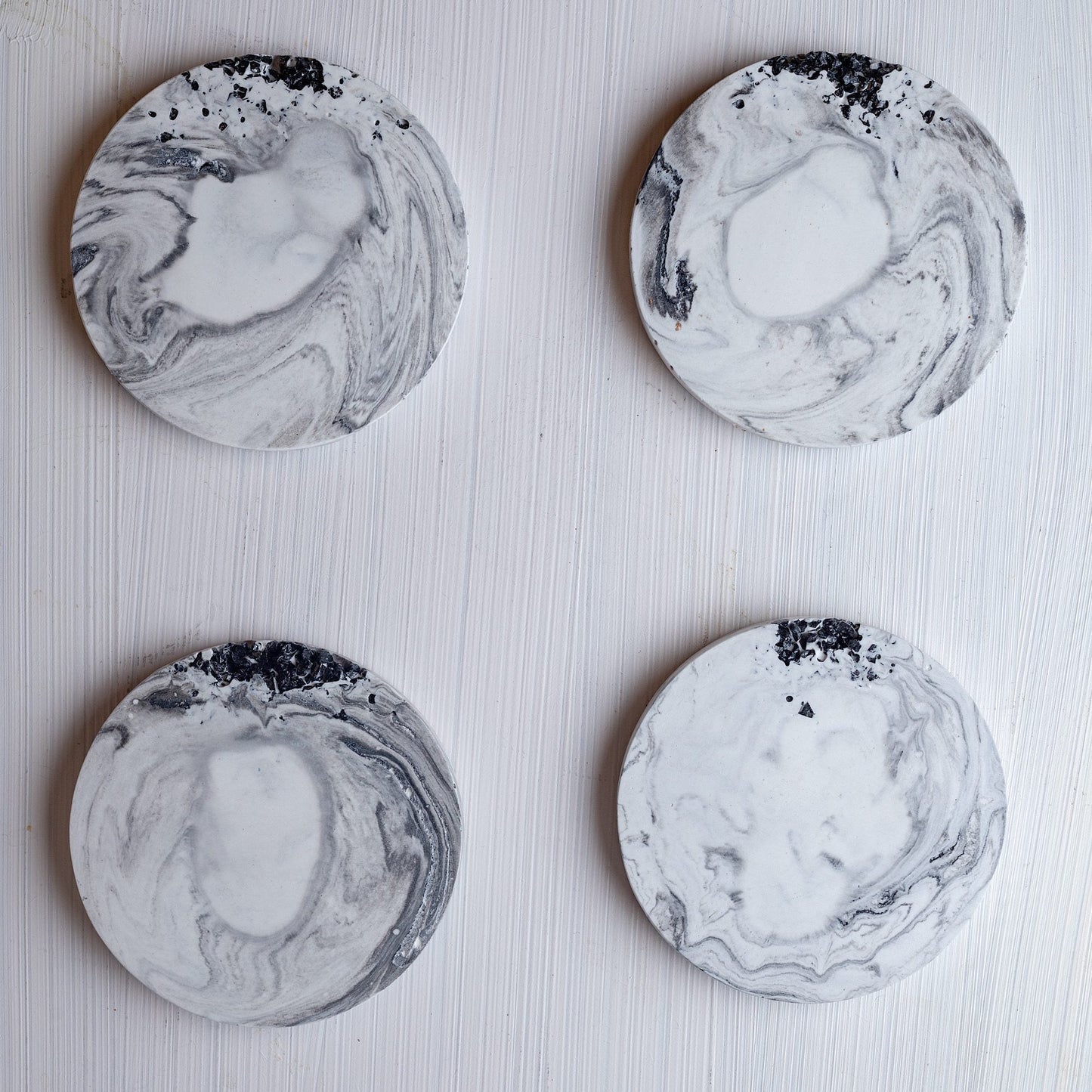 Posavasos "Black Rose" - Set de 4