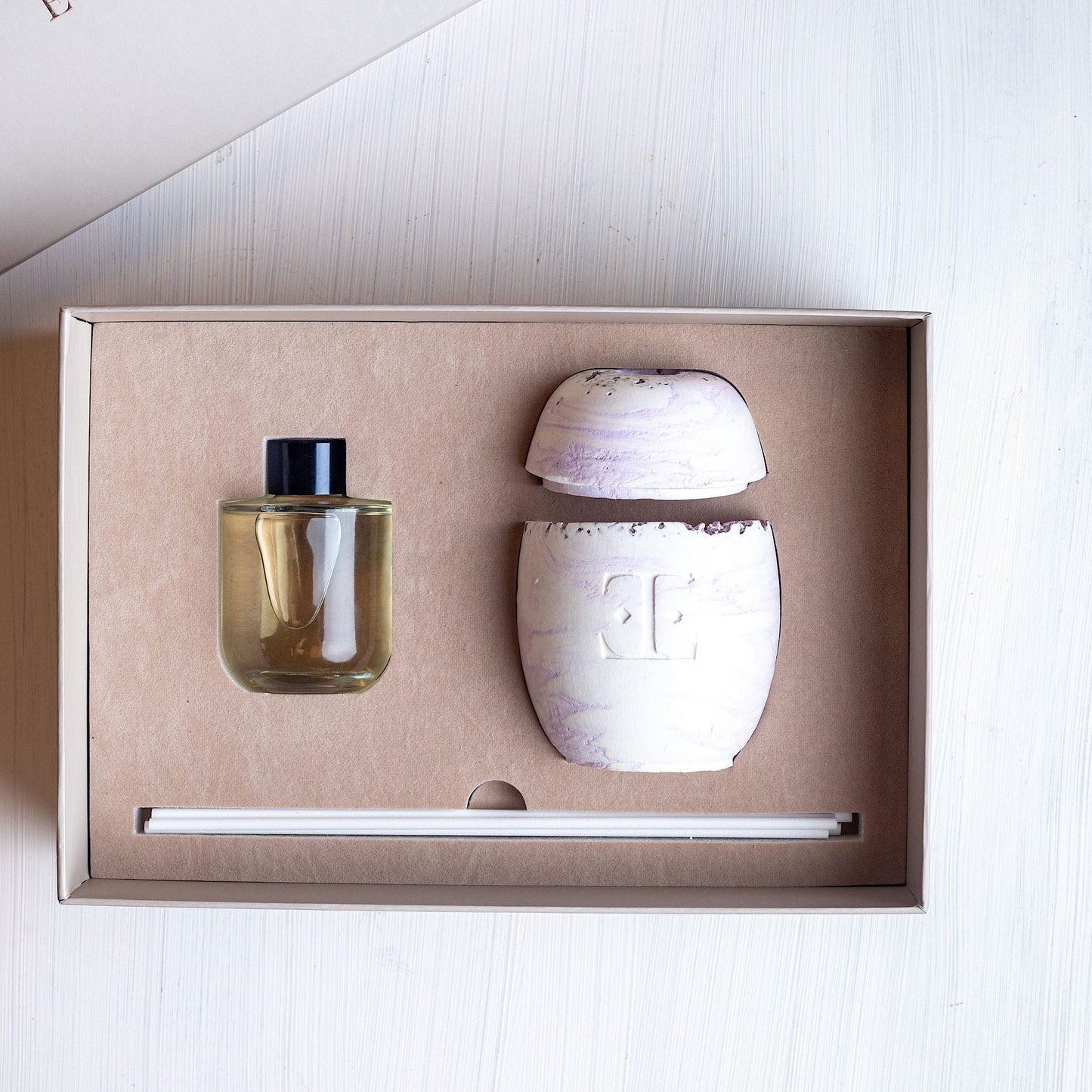 Set Difusor de Aroma Premium Lavanda - Ambientador Artesanal de Lujo