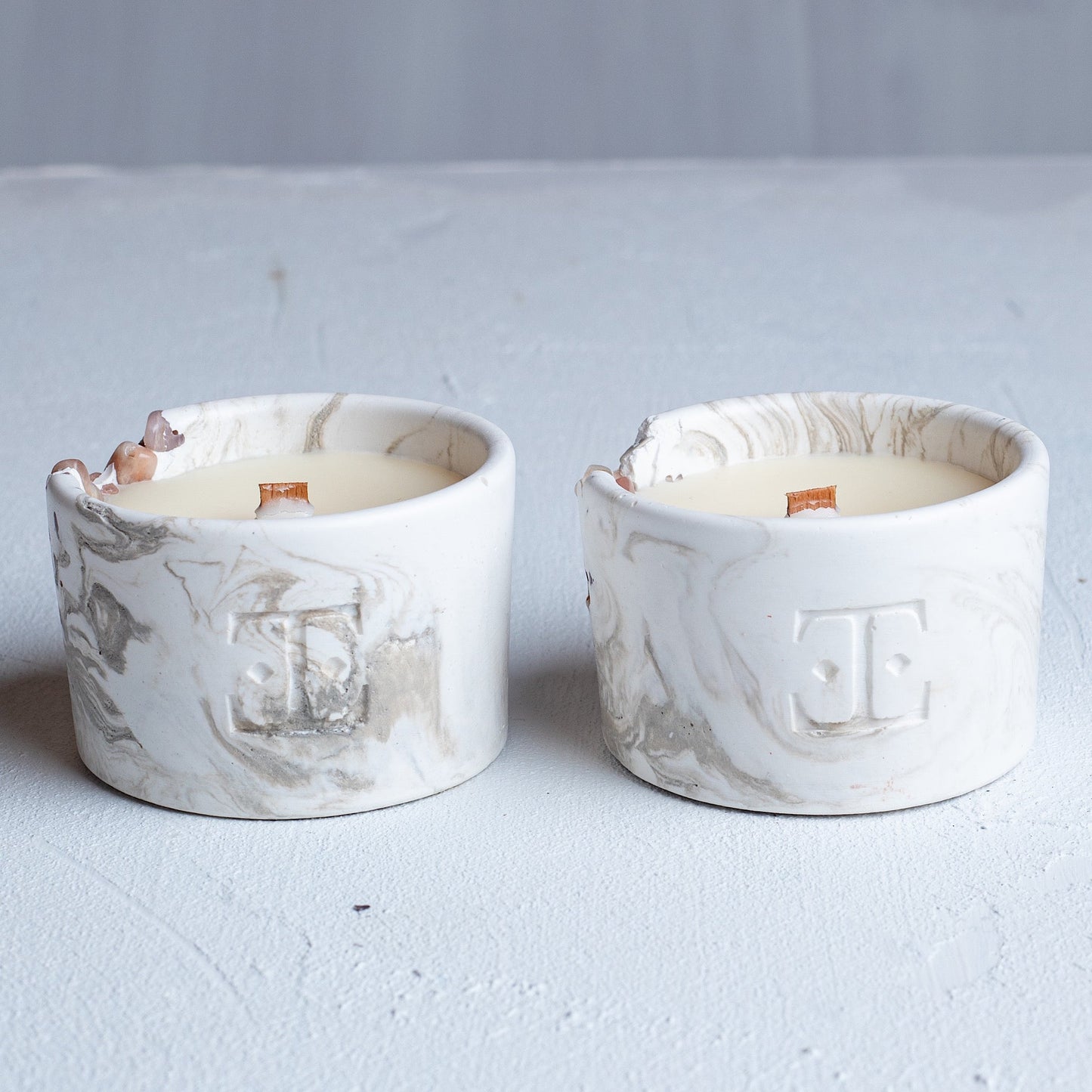 Colección "Sun and Fig" Midi - Set 2 Velas Mediterráneas