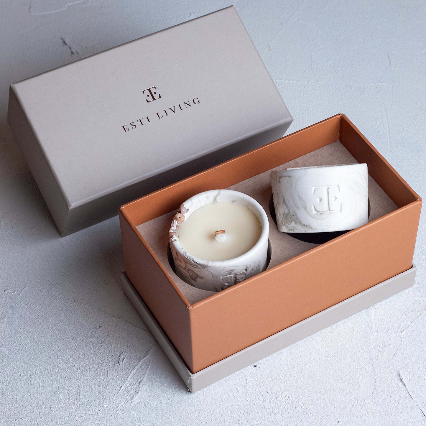 Colección "Sun and Fig" Midi - Set 2 Velas Mediterráneas