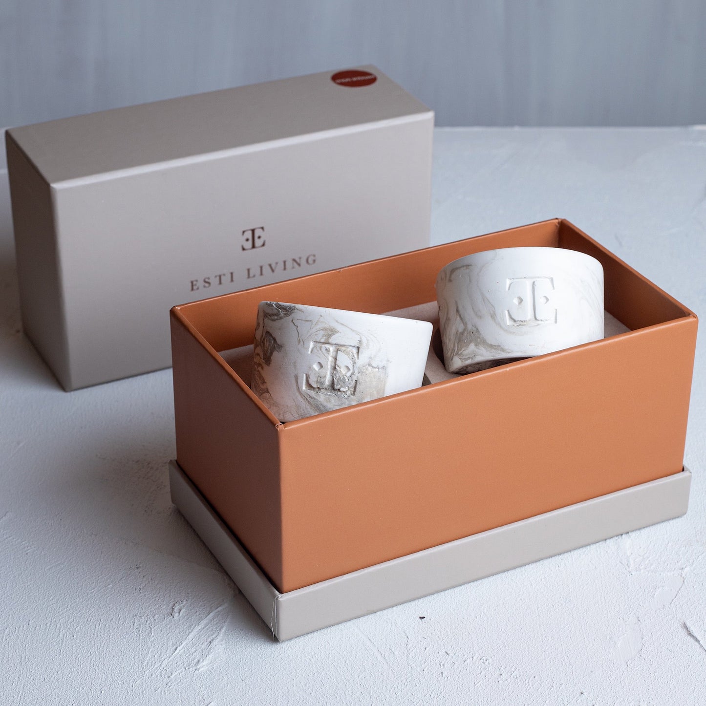 Colección "Sun and Fig" Midi - Set 2 Velas Mediterráneas
