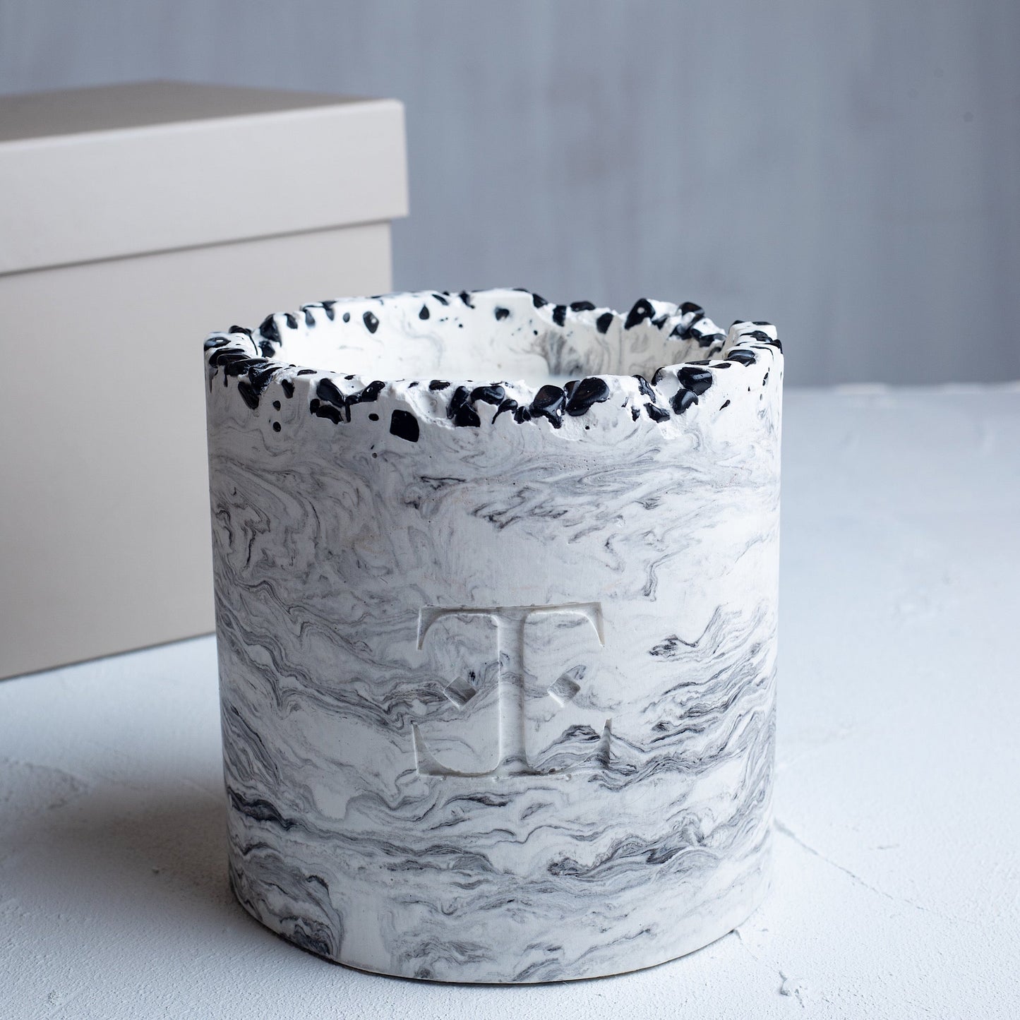 Vela "Black Rose" Luxury con Cristales - 1.2kg
