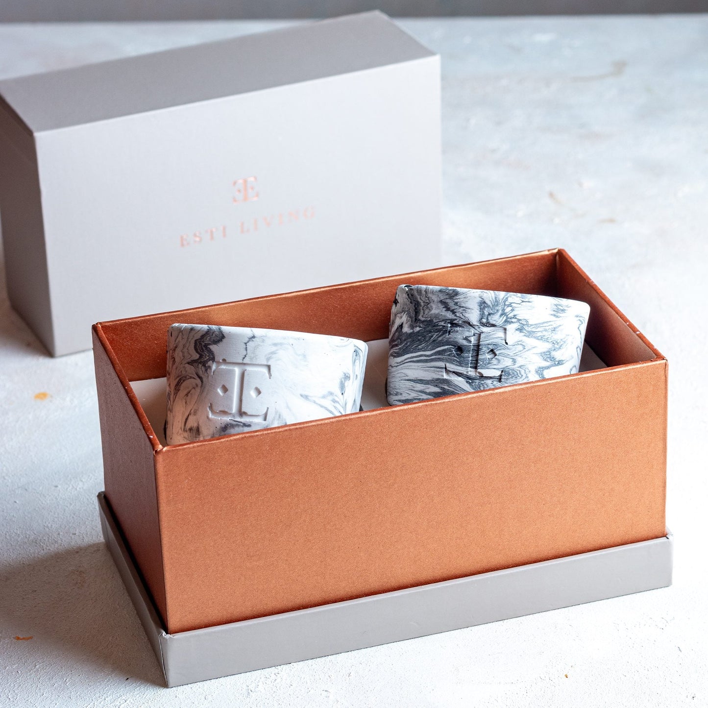 "Black Rose" Midi Collection - Set of 2 Scented Candles