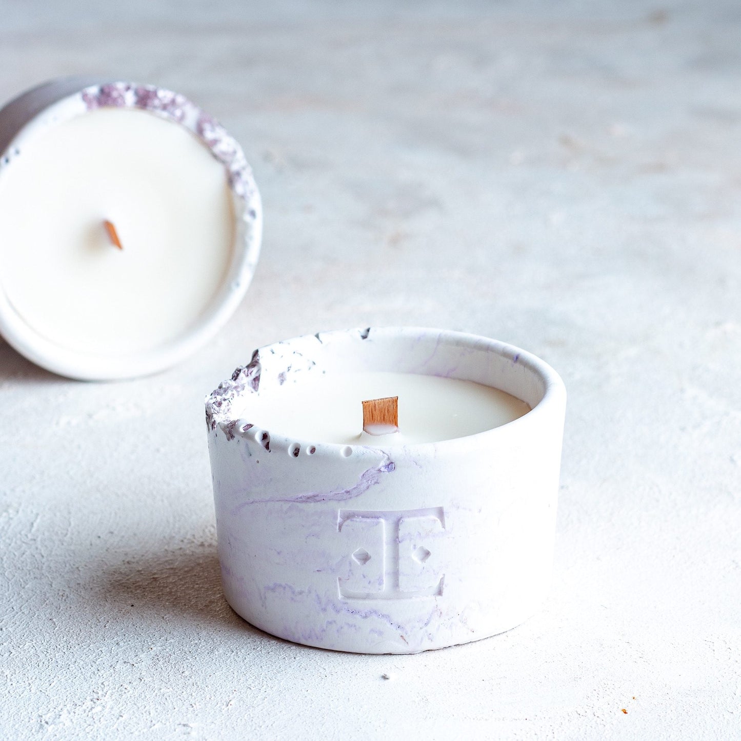 Colección "Lavender" Midi - Set 2 Velas Terapéuticas