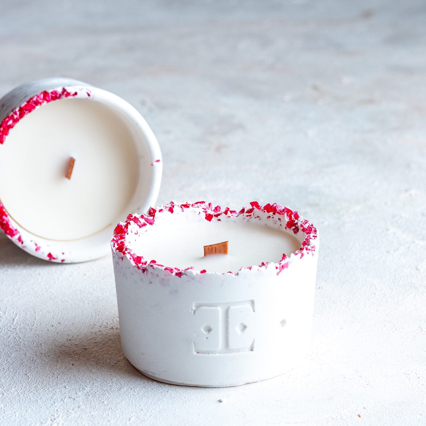 "SIMPLY Red" Midi Collection - Set of 2 Mediterranean Candles