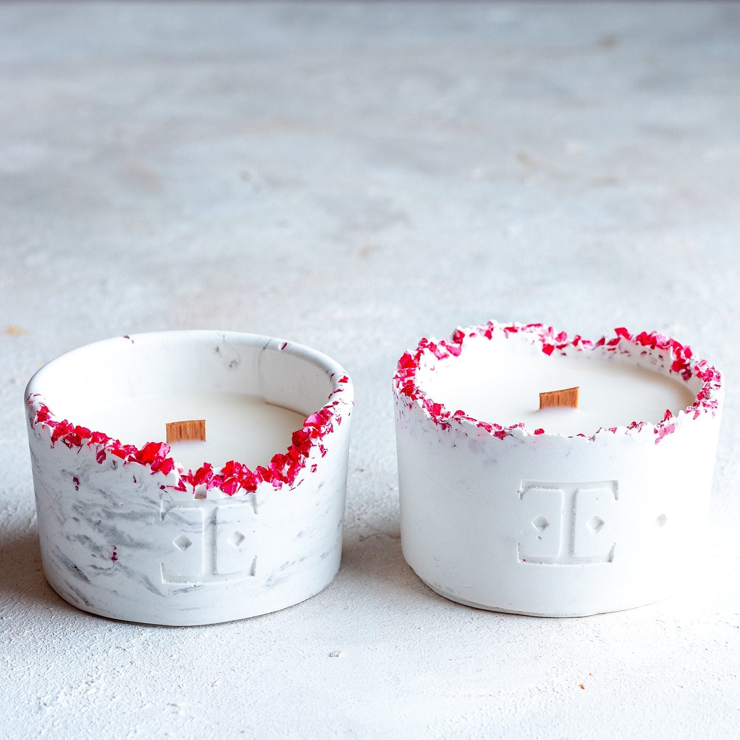 "SIMPLY Red" Midi Collection - Set of 2 Mediterranean Candles