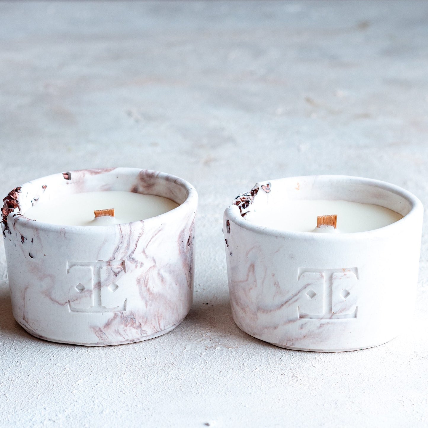 Colección "Mocha Dreams" Midi - Set 2 Velas Aromáticas