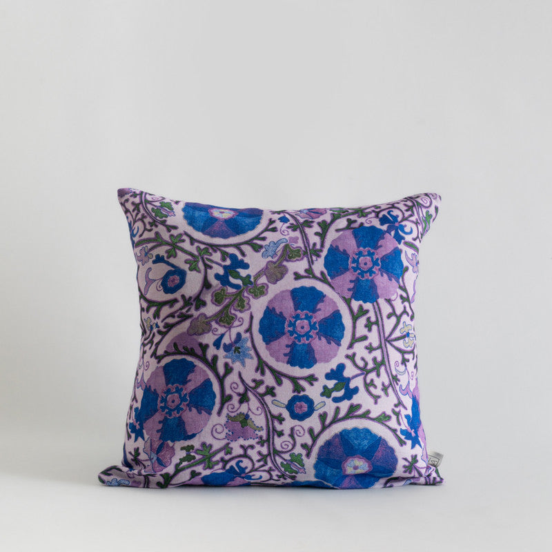 Linen Cushion Cover – Anatolian Suzani Tradition