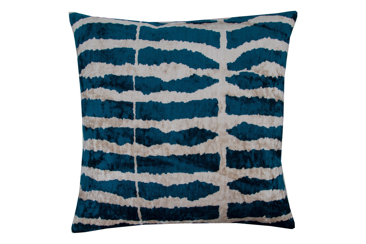 Silk Velvet Cushion Cover – Ikat Tradition
