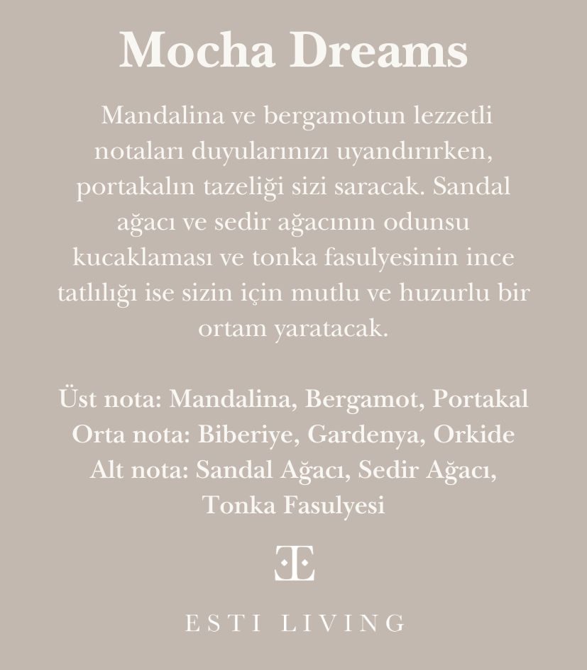 Colección "Mocha Dreams" Midi - Set 2 Velas Aromáticas