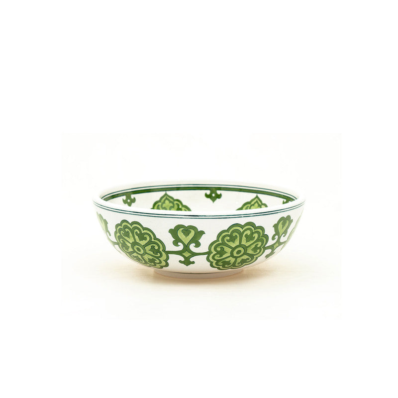 Turkish handmade ceramic bowls with Rumi design – Unique piece from İznik