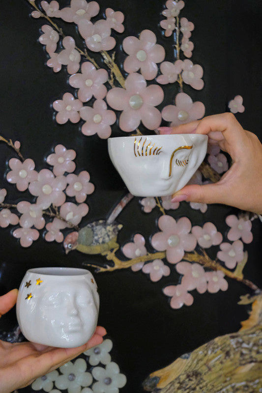 The Three Beauties: Circe, Sleeping Beauty, & Füreya Porcelain Cup