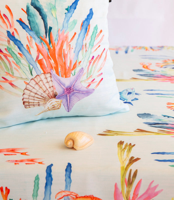 Ocean Dreams Cushion Cover - Marine Serenity That Soothes the Soul
