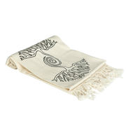 Peştemal Premium "As Above So Below" - Embroidered Hermetic Philosophy