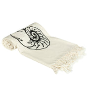 Peştemal Premium "Sea Shell" - Sustainable Textile Art