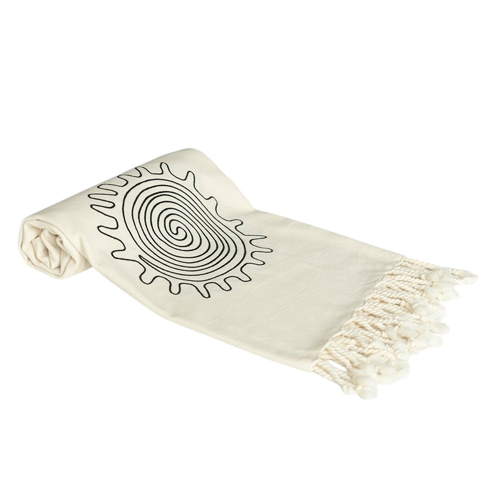 Handcrafted Peştemal "Sacred Spiral" - Geometry of Evolution