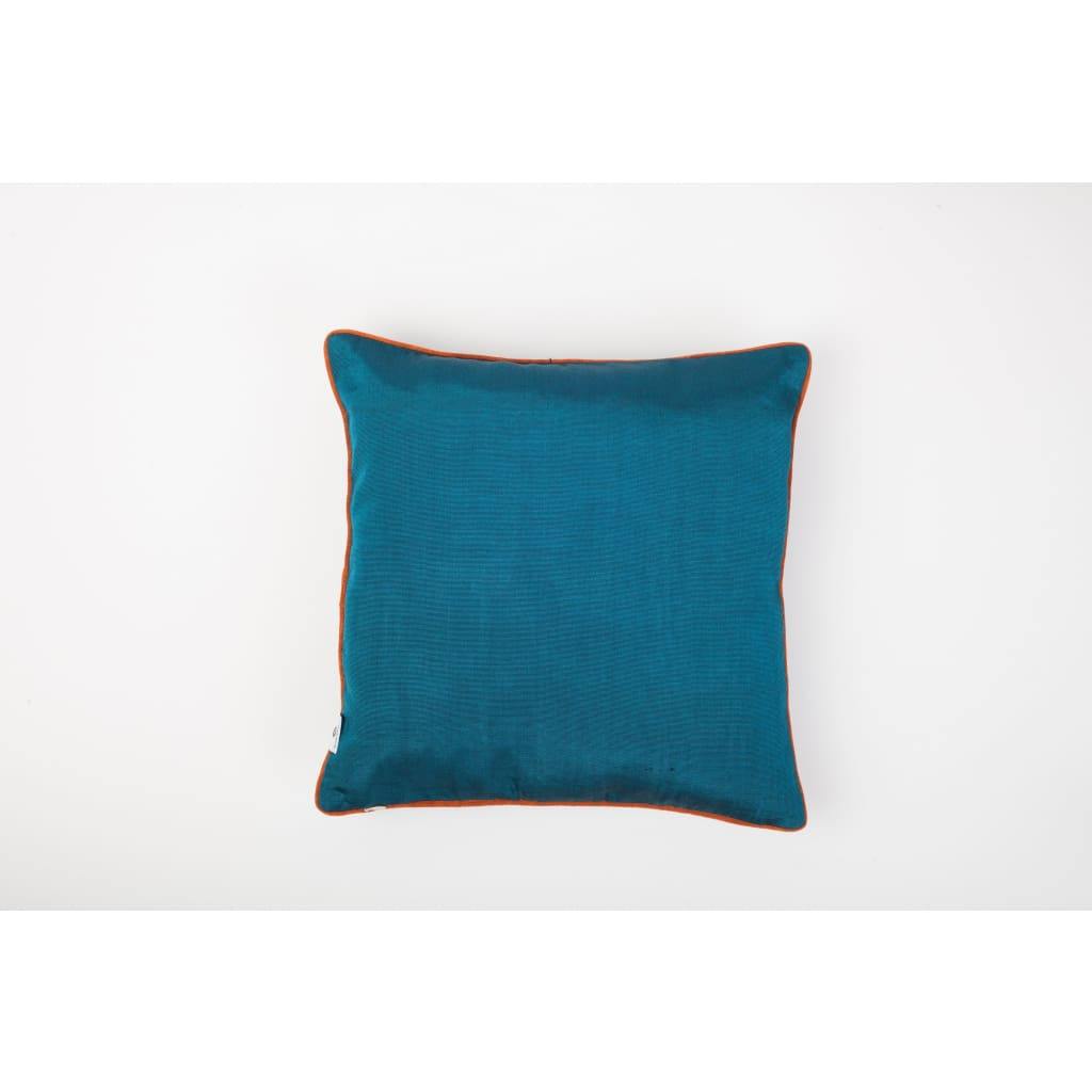Kutnu "Fertility" Cushion - Celestial Turquoise Embroidery