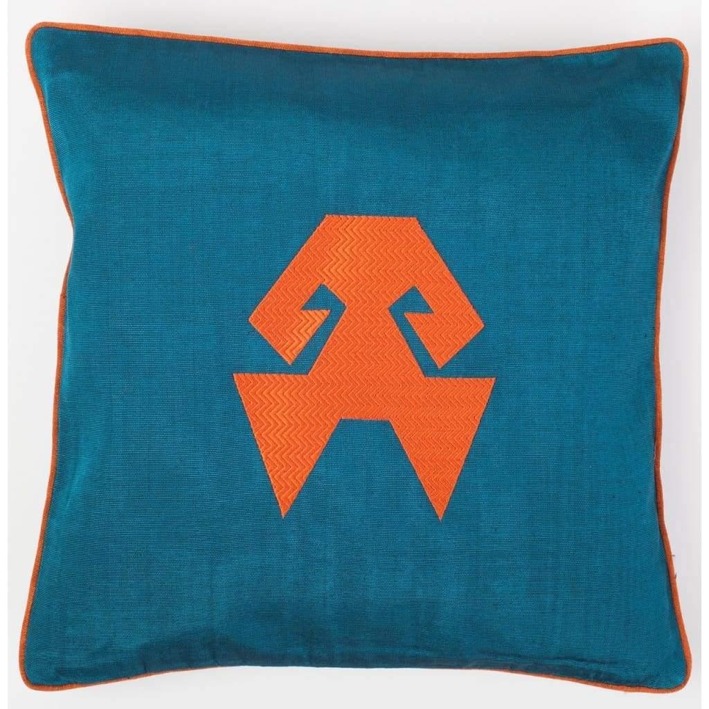 Kutnu "Hands on Hips" Cushion - Turquoise Empowerment