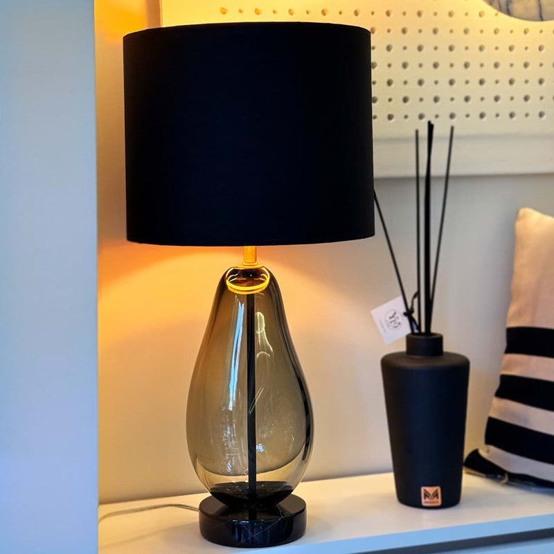 Base de Lámpara en Vidrio Soplado – Diseño Harmony Pebble