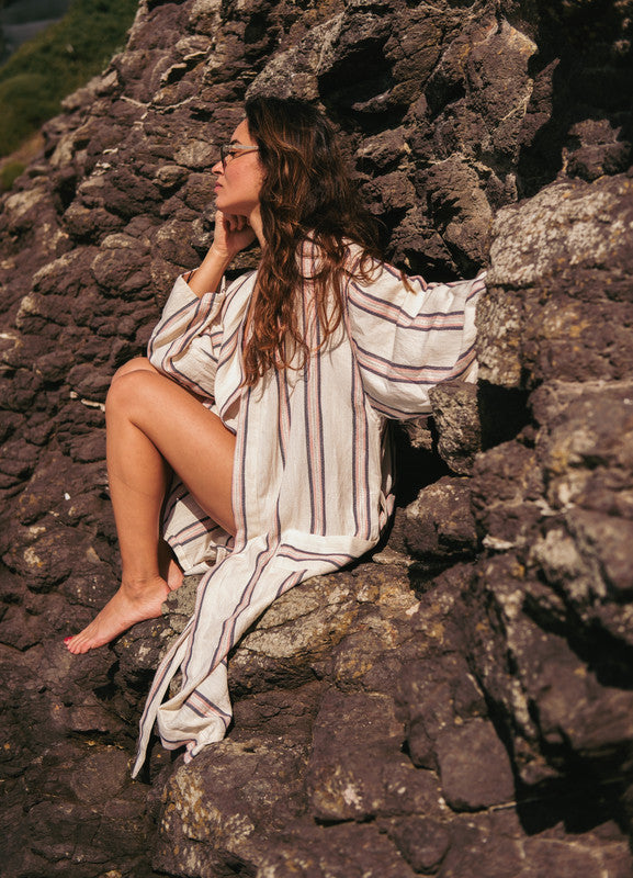 Peri Bathrobe - Golden Hour That Lives at Home
