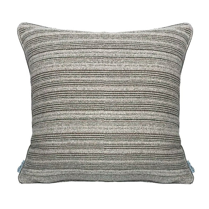 Green Striped Decorative Cushion - Sottile