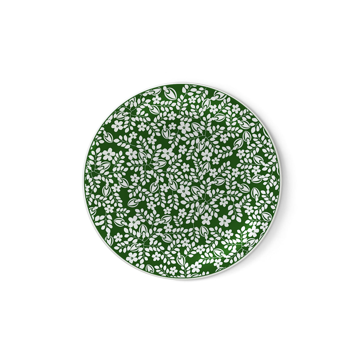 Victorian Garden Appetizer Plate - British Mediterranean Elegance Ceramics