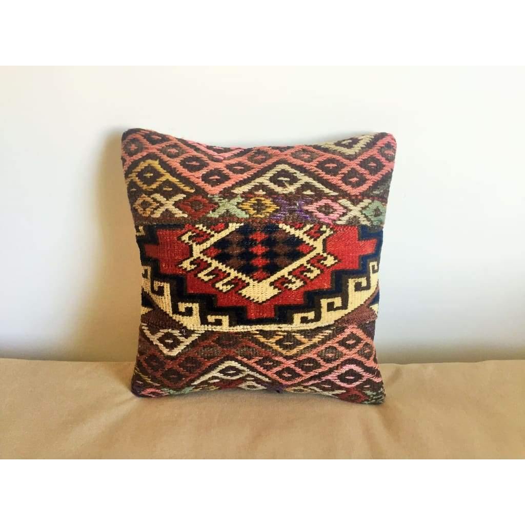 Cojín Kilim Vintage 40x40 - Pequeño Gran Tesoro
