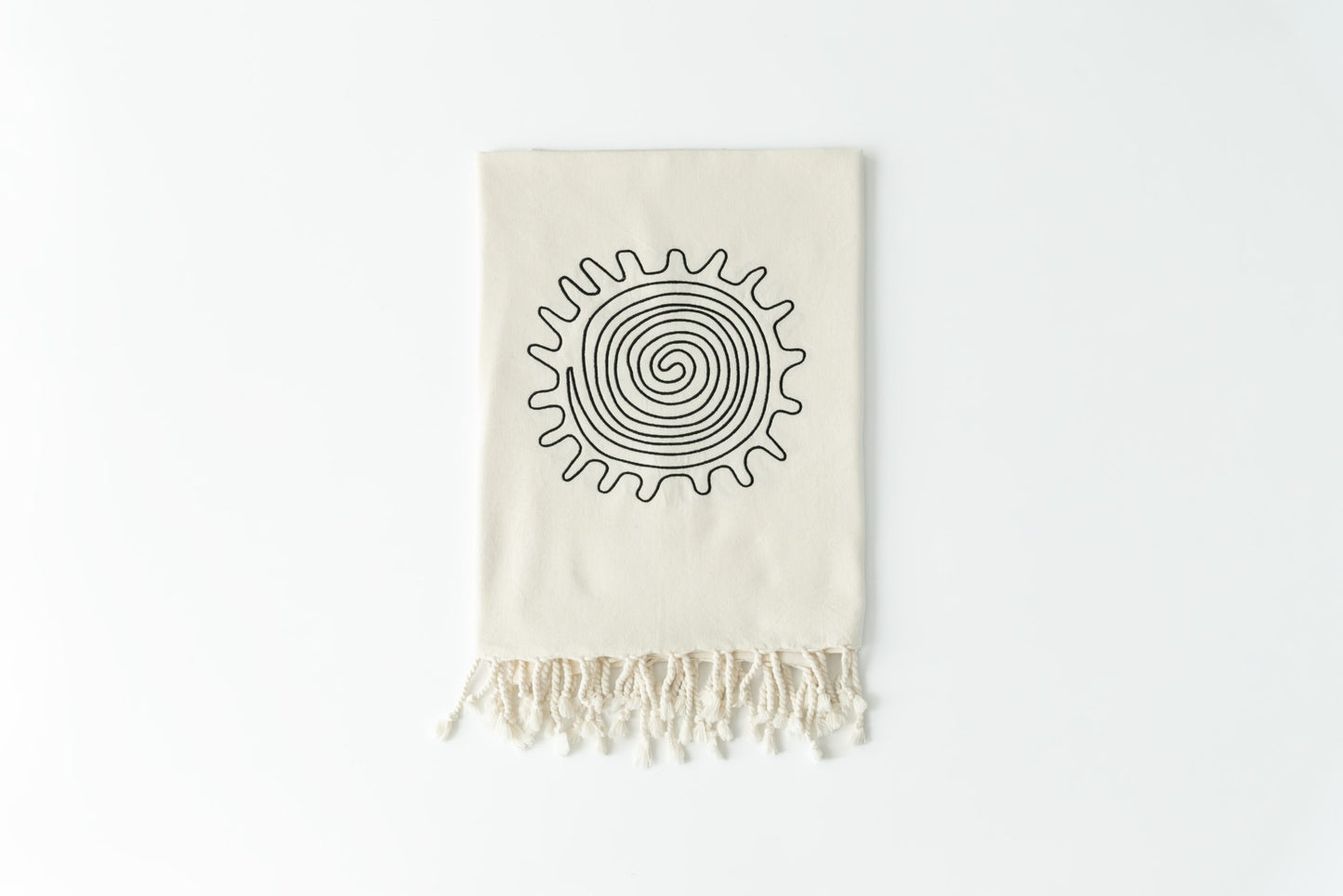 Handcrafted Peştemal "Sacred Spiral" - Geometry of Evolution