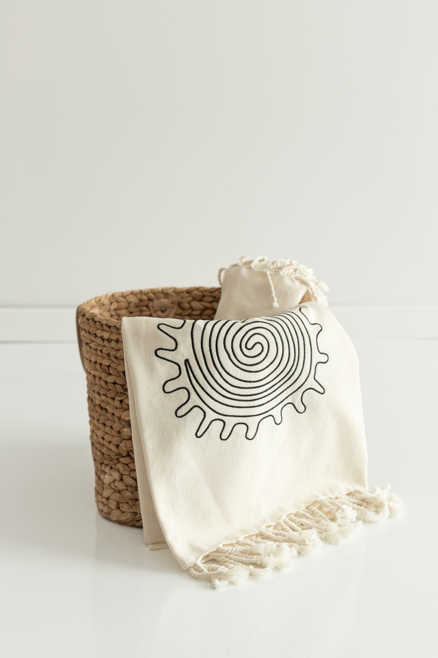 Handcrafted Peştemal "Sacred Spiral" - Geometry of Evolution