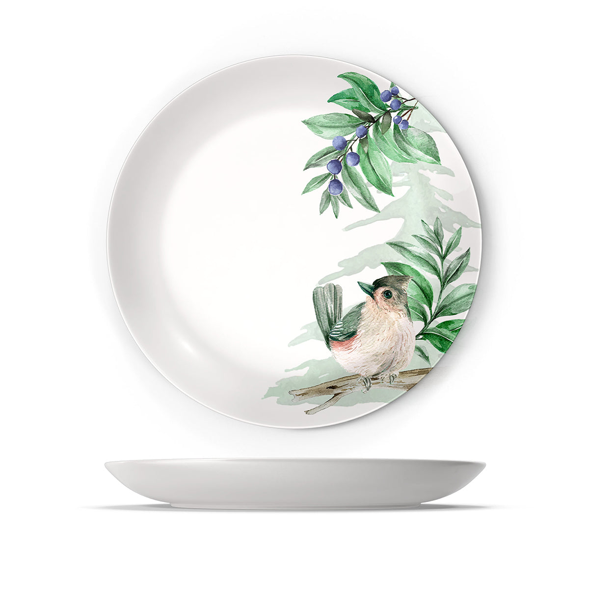 Winter Fairytale Deep Plate - Warming Mediterranean Ceramics