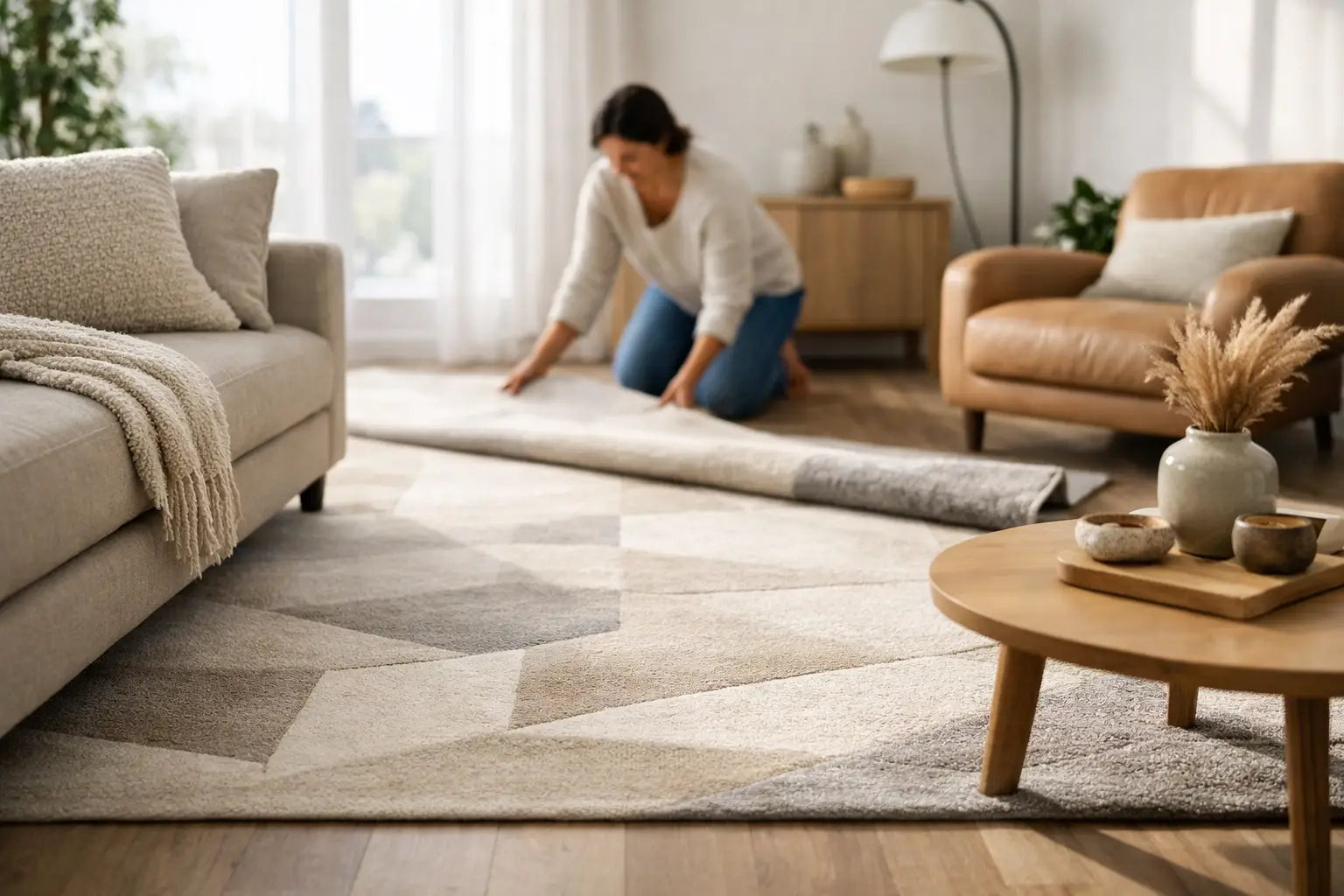 Qué alfombra va en salón y cómo acertar