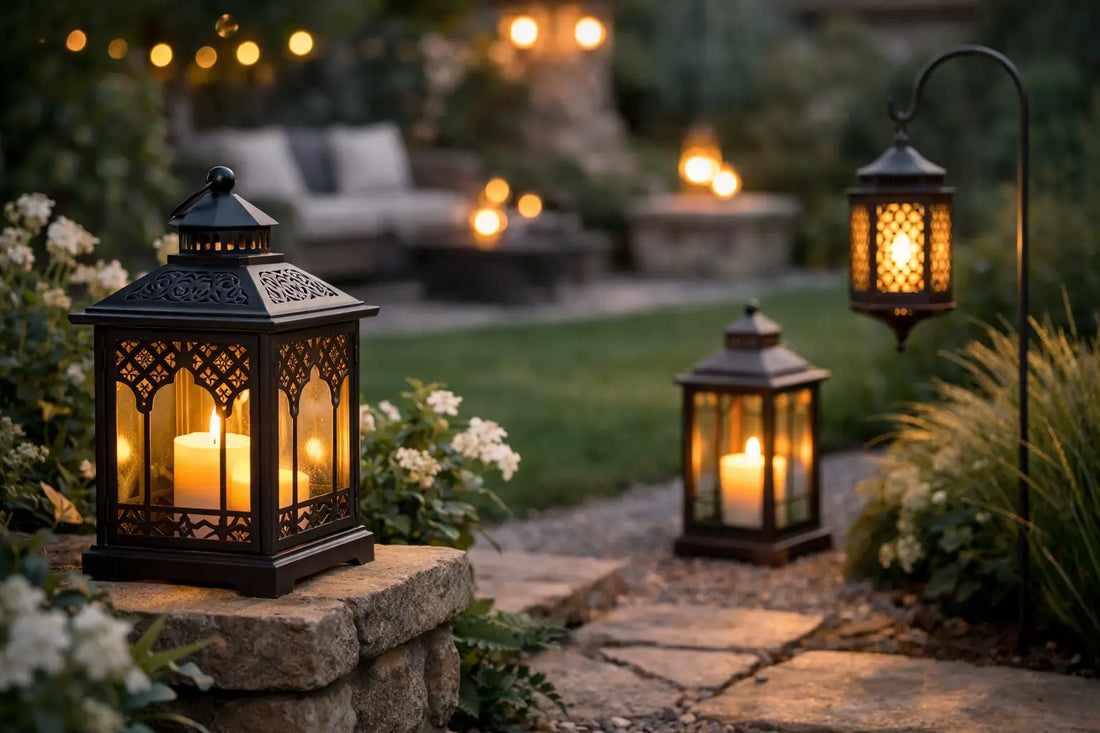 Artisan Garden Lanterns for Elegant Outdoors