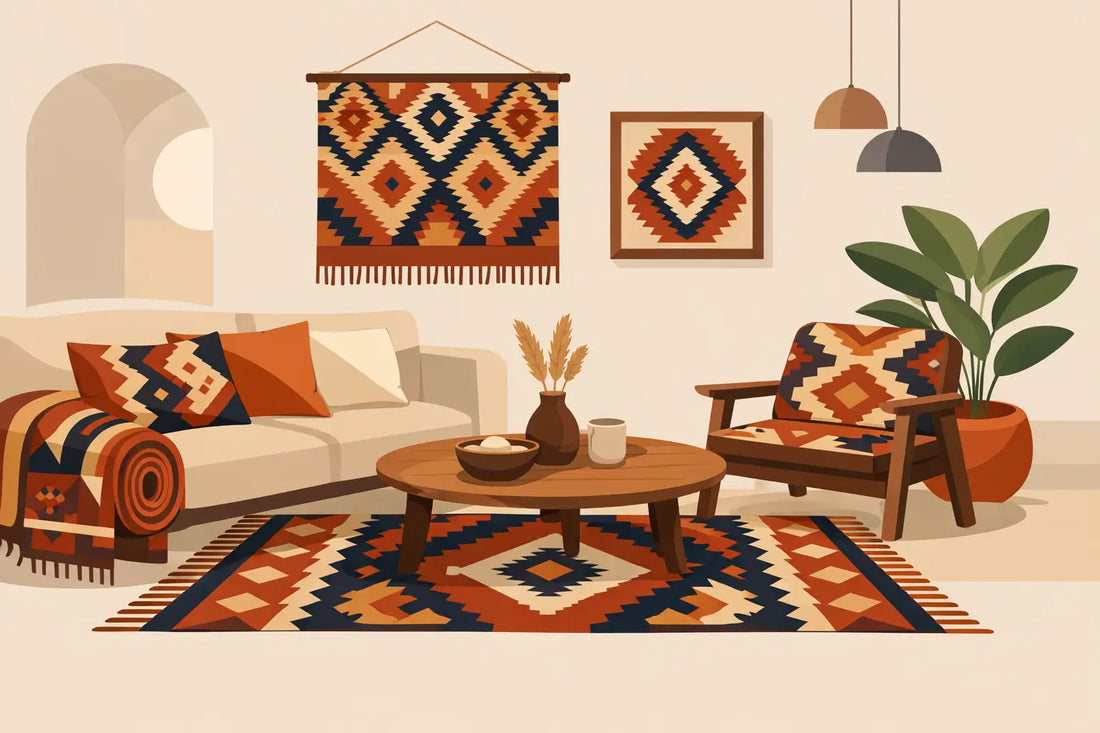 Cómo decorar con kilim y dar carácter