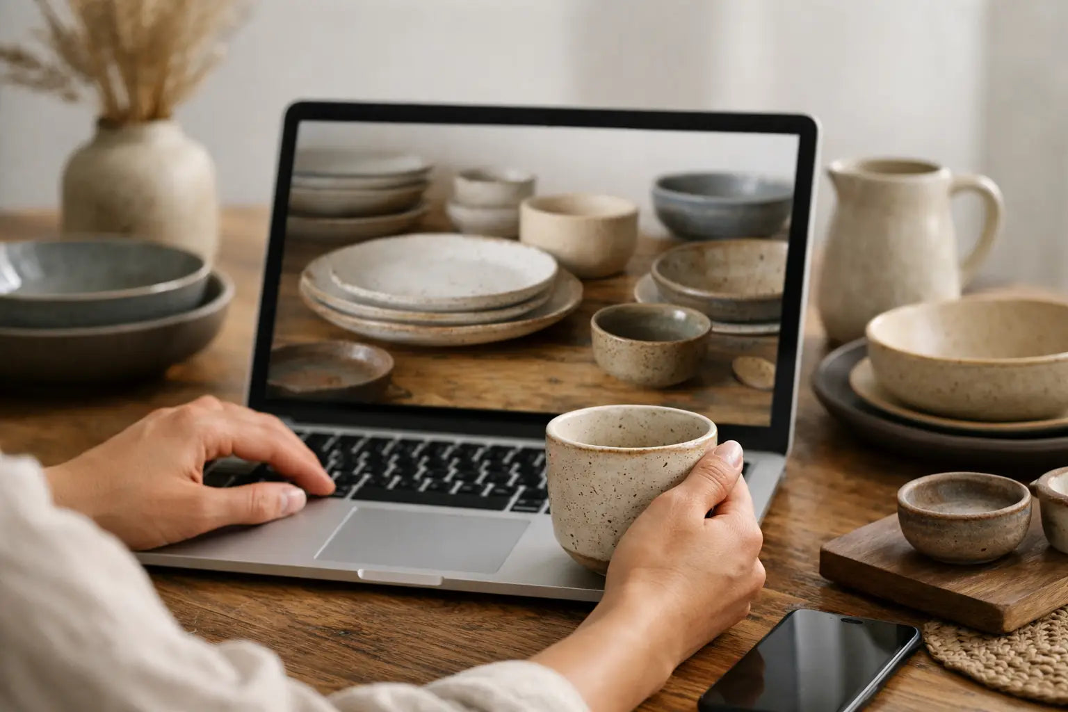 Comprar vajilla artesanal online con criterio