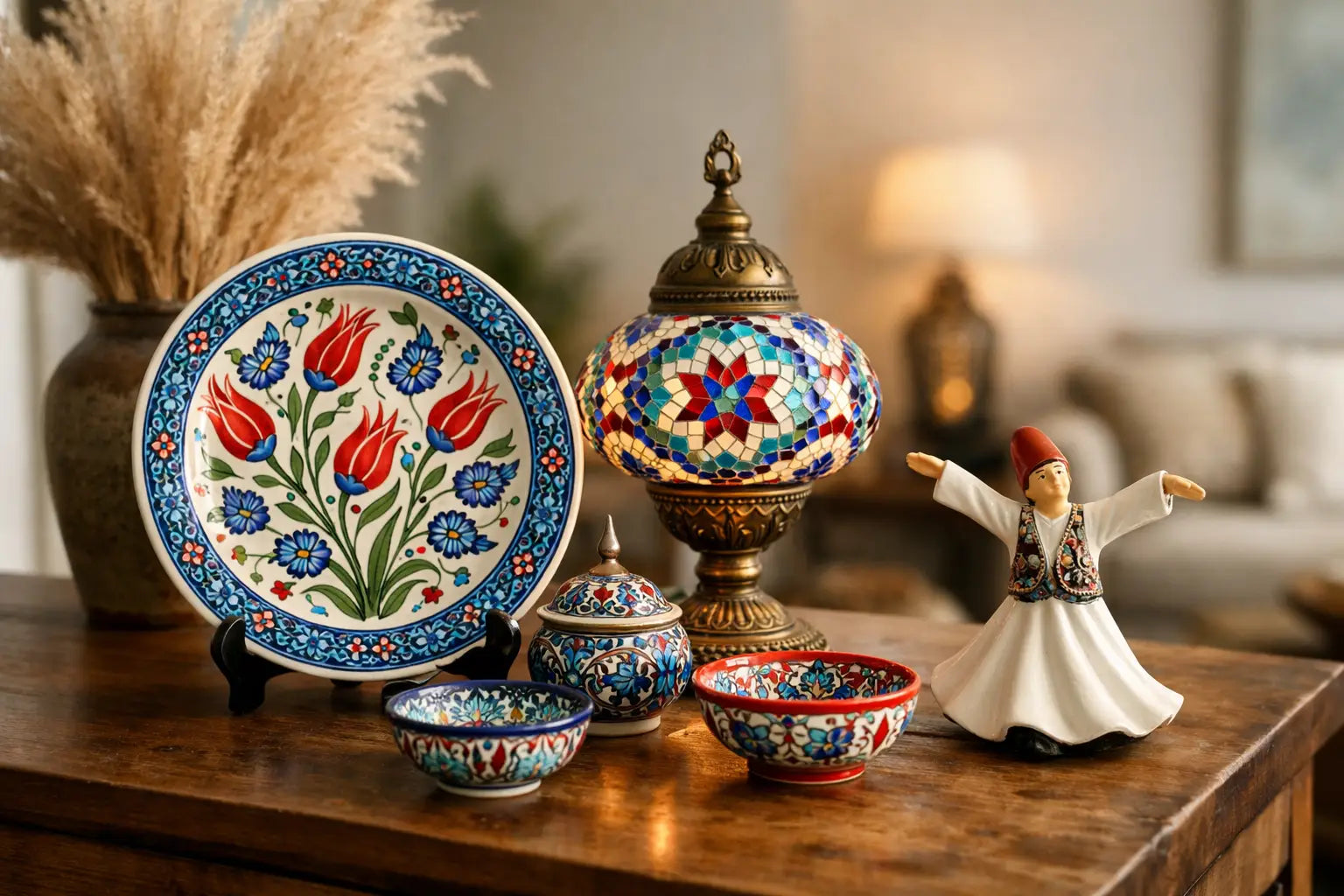 Cerámica turca decorativa para un hogar con alma